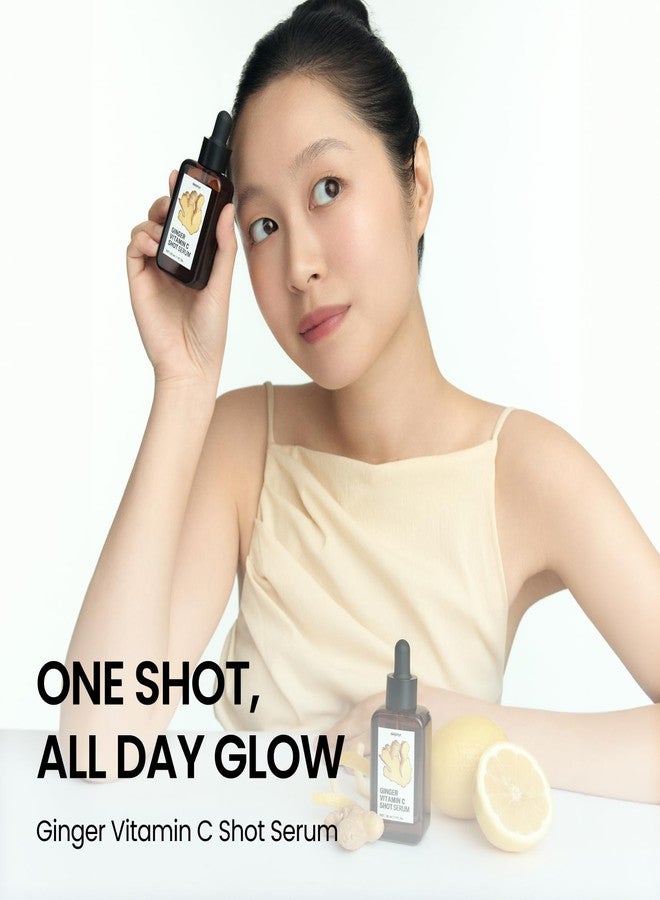 delphyr Ginger Vitamin C Shot Serum | Daily serum with Ginger Extract & Vitamin C | Targets dark spots and dullness | Korean vegan skincare for all skin types - Image 2